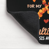 Orange für meinen Cousin Multipler Sklerose Aware  Mousepad (Ecke)