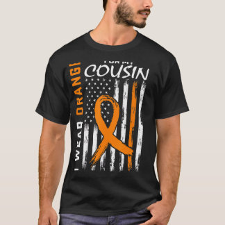 Orange für meinen Cousin Multipler Sklerose Aware  T-Shirt