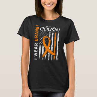 Orange für meinen Cousin Multipler Sklerose Aware  T-Shirt