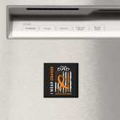 Orange für meinen Vater Leukämie Bewusstsein Ameri Magnet (In Situ (Geschirrspüler))