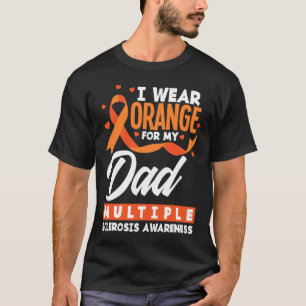 Orange für meinen Vater tragen Frau Vater Multiple T-Shirt