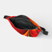 Orange Fury Fraktal Bauchtasche (Offen)
