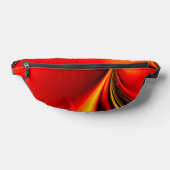 Orange Fury Fraktal Bauchtasche (Ablage )
