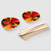 Orange Fury Fraktal Fächer (Non-assembled)