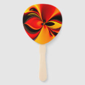 Orange Fury Fraktal Fächer (Rückseite)