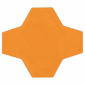 Orange Fußball (Flach)