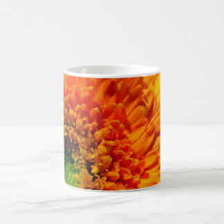 Orange Gänseblümchen-Kaffeetasse Kaffeetasse