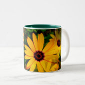 Orange Gänseblümchen mögen große Tasse (VorderseiteRechts)