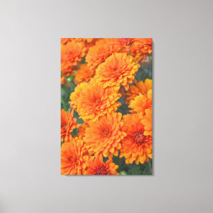 Orange Garden Blume Museo Cantonale d'Arte Leinwanddruck