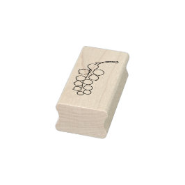 Orange Garden Lanterns Art Briefmarke Gummistempel