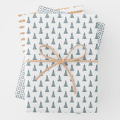Orange Garland Weihnachtswrapping Paper Flat Sheet Geschenkpapier Set (Beispiel)