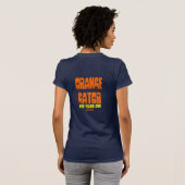 Orange Gator mit gelbem Afro T-Shirt (Schwarz voll)