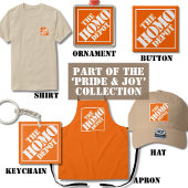 Orange Gay Homo Depot Stencil LGBTQ Funny Phrase Schürze