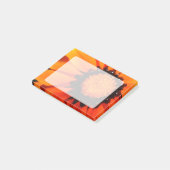 Orange Gazania Post-it Klebezettel (angewinkelt)