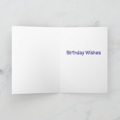 Orange Gecko Birthday Card Karte (Innenseite)