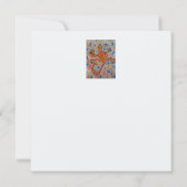 Orange Gecko Flat Card (Rückseite)