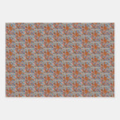 Orange Gecko Geschenkpapier Set (Vorderseite 3)