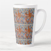 Orange Gecko Latte Tasse (Rechts)