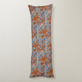 Orange Gecko Seitenschläferkissen (Rückseite (Vertikal))