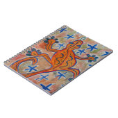 Orange Gecko Spiral Notebook Notizblock (Linke Seite)