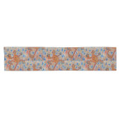 Orange Gecko Table Runner Kurzer Tischläufer (Horizontal)