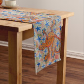 Orange Gecko Table Runner Kurzer Tischläufer (Beispiel)