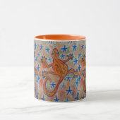 Orange Gecko Tasse (Zentrum)