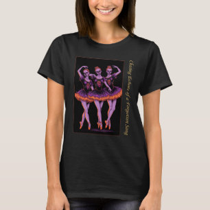 Orange Geist Ballerina jagt vergessene Echos T-Shirt