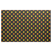 Orange Gelb auf Schwarz Punkte Design  Stoff (Fat Quarter (45,7 x 55,9 cm))