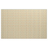orange, gelb, braun, blaue Punkte Stoff (Yard (91,4 cm))