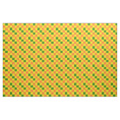 Orange Gelb Grün Kariertes Musterdesign Stoff (Yard (91,4 cm))