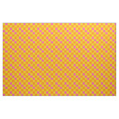 Orange Gelb Pink Kariertes Musterdesign  Stoff (Yard (91,4 cm))