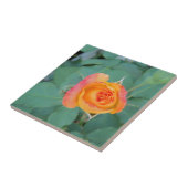 orange-gelbe Blume Fliese (Seite)