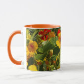 orange gelbe Blumen, Nurie, Blumen, Garten Tasse (Links)