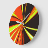 Orange/gelbe, farbige, farbige, farbige Uhr (Winkel)