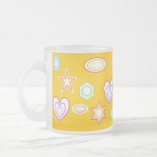 Orange-Gelbe Formen Tasse