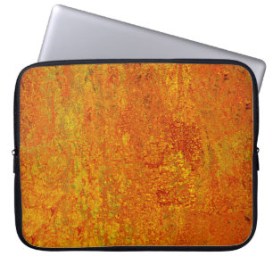 Orange gelbe Grunge Hintergrundabstract,art,hinter Laptopschutzhülle
