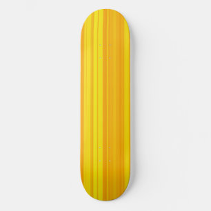 Orange gelbe Streifen Skateboard