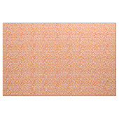 Orange, gelbes, weißes Leopard-Gewebe Stoff (Yard (91,4 cm))