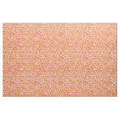 Orange, gelbes, weißes Leopard-Gewebe Stoff (Fat Quarter (45,7 x 55,9 cm))
