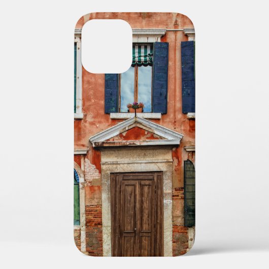 ORANGE-GEMALTETE GEBÄUDE-FACADE Case-Mate iPhone HÜLLE (Rückseite)