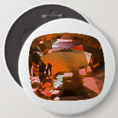 Orange Gemstone Button (Vorne & Hinten)