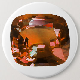 Orange Gemstone Button