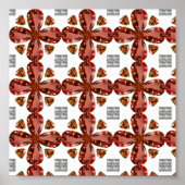 Orange Gemstone Diamond Art, Orange Poster (Vorne)