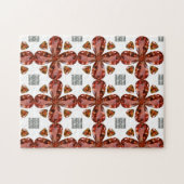 Orange Gemstone Diamond Art, Orange Puzzle (Horizontal)