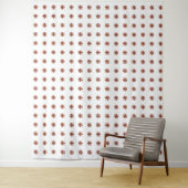 Orange Gemstone Diamond Art, Orange Wandteppich (Beispiel)