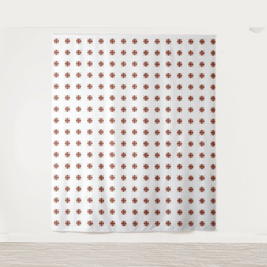 Orange Gemstone Diamond Art, Orange Wandteppich (Vorderseite)