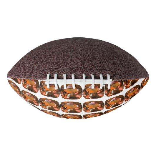 Orange Gemstone Football (Vorderseite)