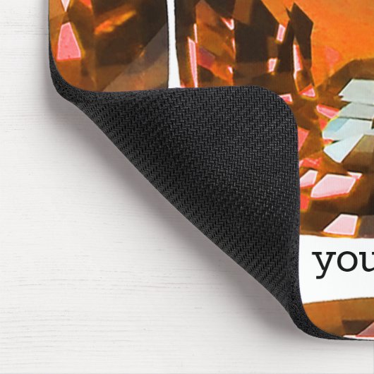 Orange Gemstone Mousepad (Ecke)