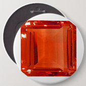 Orange Gemstone Pattern Button (Vorne & Hinten)